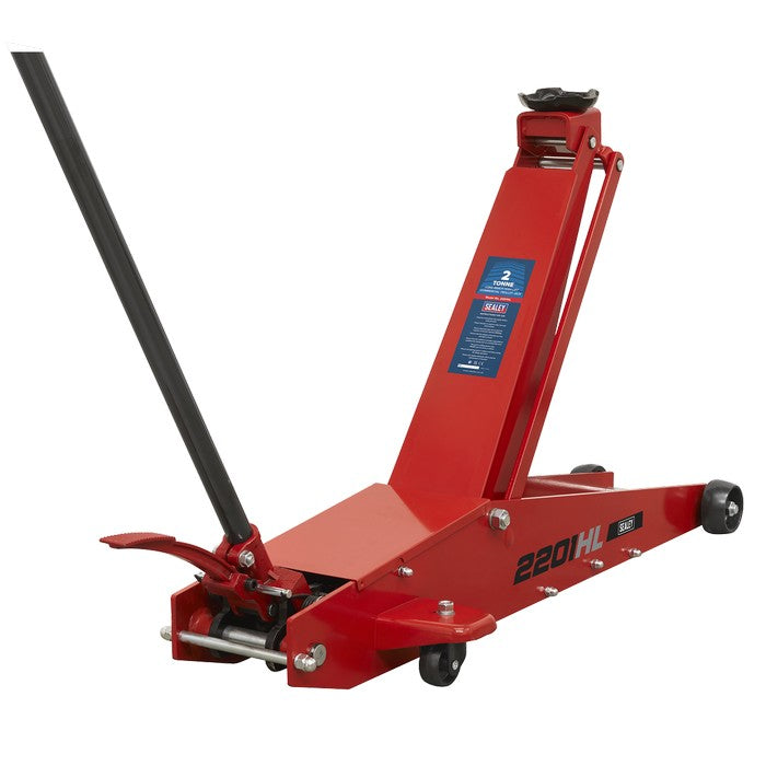 Trolley Jack 2 Tonne Long Reach High Lift Commercial