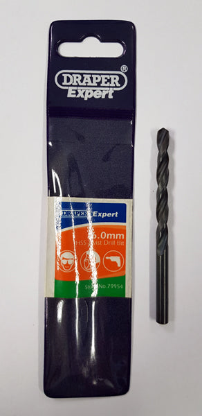 Hss Twist Drill Bit 6mm From Draper Expert