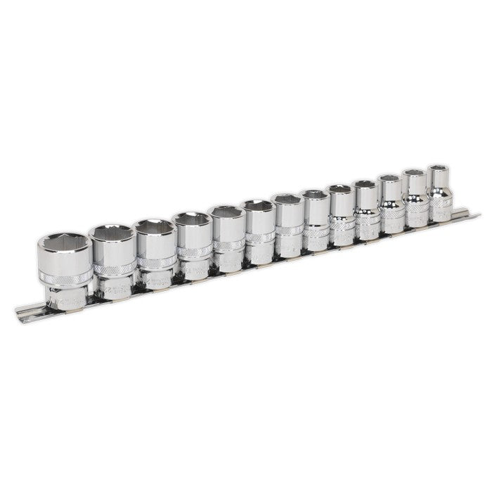 Premier Lock-On™ Socket Set 1/2"Sq Drive 13pc