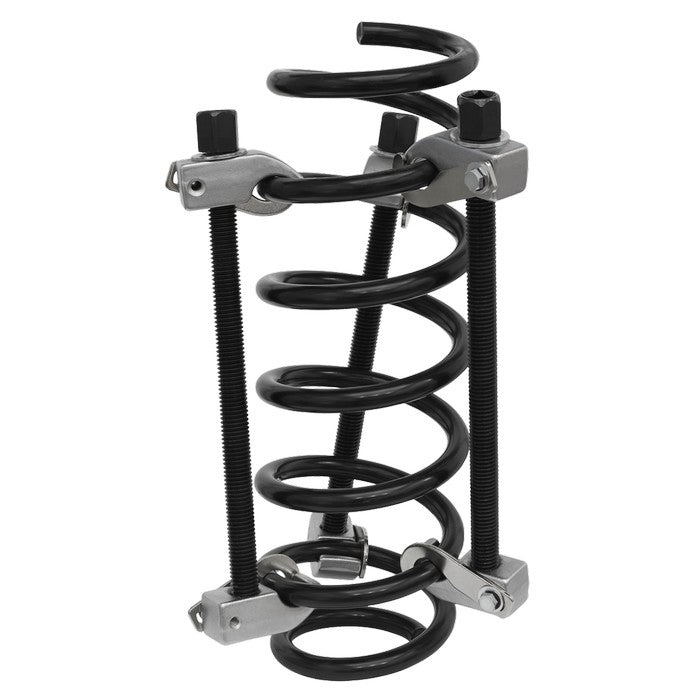 Coil Spring Compressor with Safety Hooks 1200kg 3pc