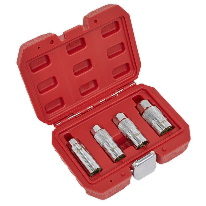 Magnetic Spark Plug Socket Set 4pc 3/8"Sq Drive