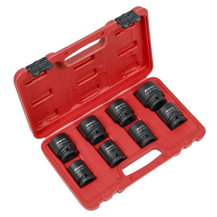Impact Socket Set 3/4"Sq Drive 8pc