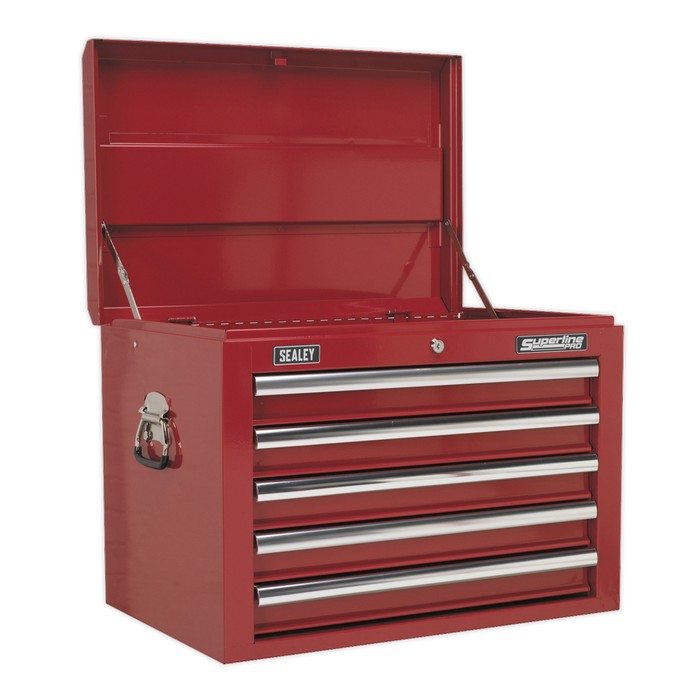 Sealey Superline PRO® Topchest 5 Drawer - Red