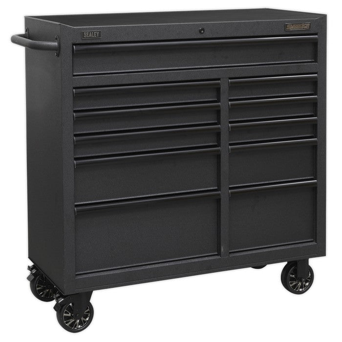 Superline PRO® Black Edition Rollcab with 11 Soft Close Drawers 1040mm