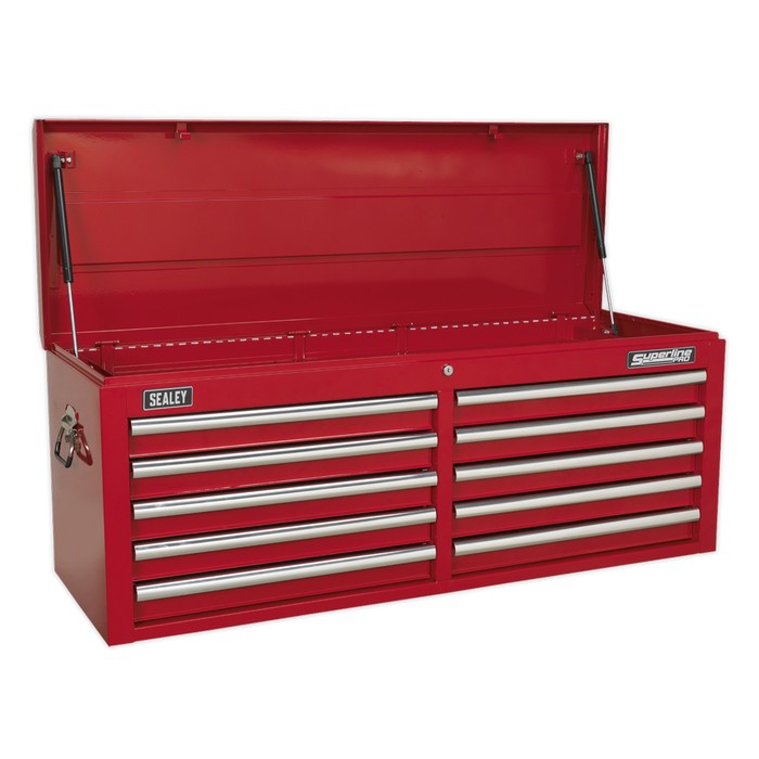 Superline PRO® Topchest 10 Drawer - Red