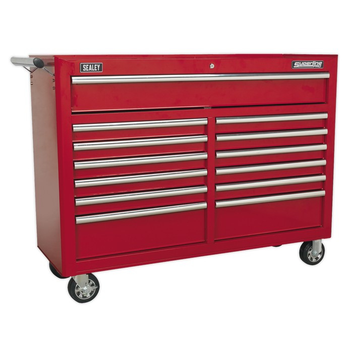 Sealey Superline PRO® Rollcab 13 Drawer - Red
