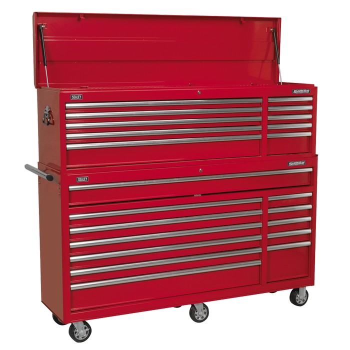 Topchest & Rollcab Combo 23 Drawer w/ Ball Bearing Slides