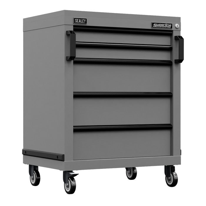 Superline PRO® Black Edition Modular Mobile Cabinet 5 Drawer