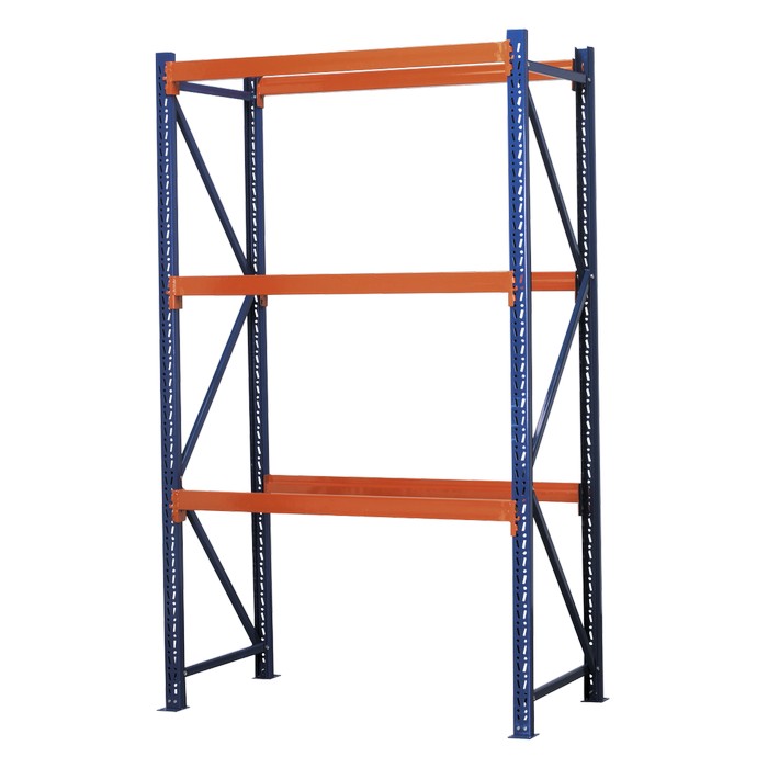 Heavy-Duty Shelving Unit with 3 Beam Sets 900kg Cap/Level