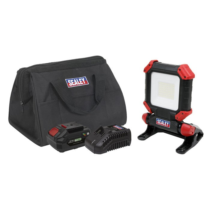 20V 4Ah SV20 Series Cordless 15W SMD LED Work Light Kit