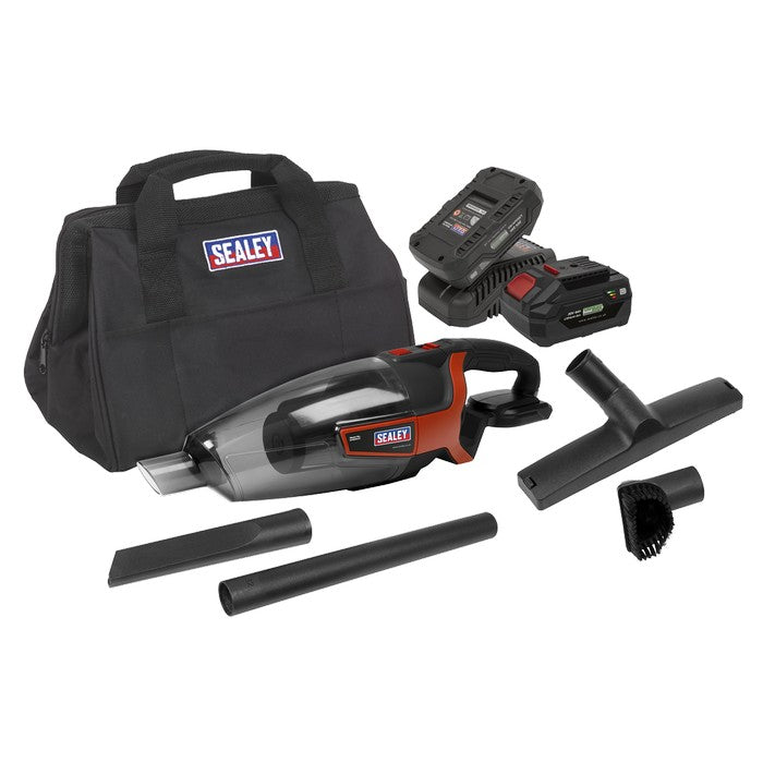 Cordless Handheld Vacuum Cleaner 650ml 20V Kit - 2 Batteries