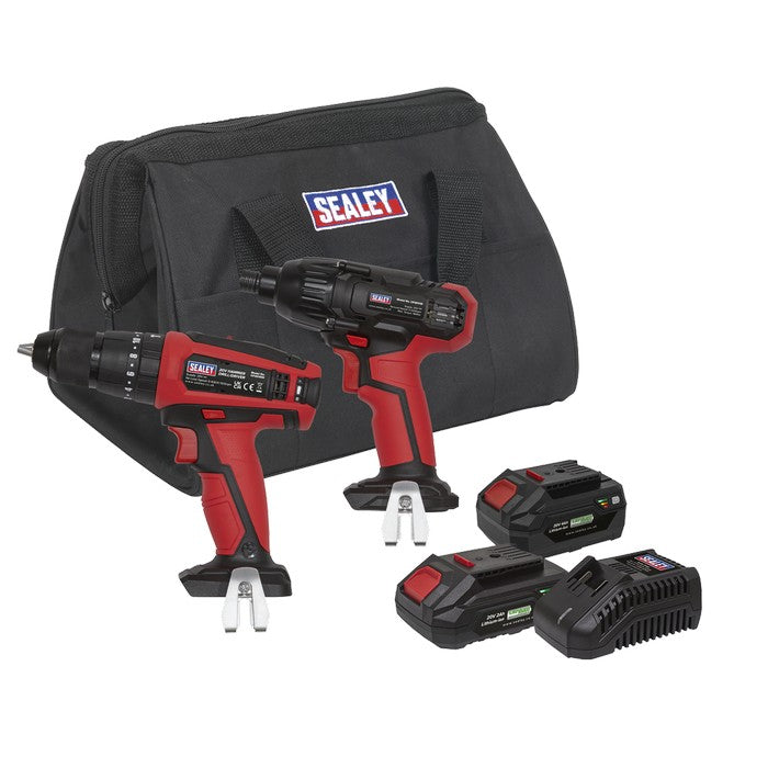 2 x SV20 Series Cordless Power Tool Kit 20V - 2 Batteries