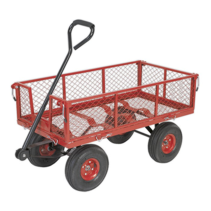 Platform Truck with Removable Sides Pneumatic Tyres 200kg