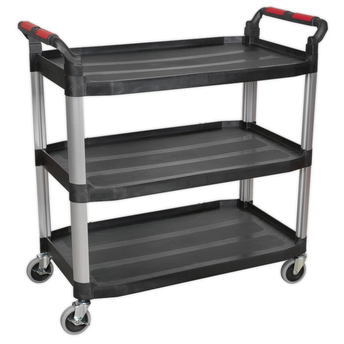 3-Level Composite Workshop Trolley – 114cm Width