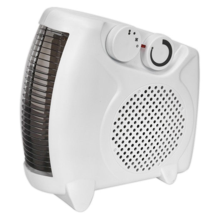 Fan Heater 2000W/230V 2 Heat Settings & Thermostat