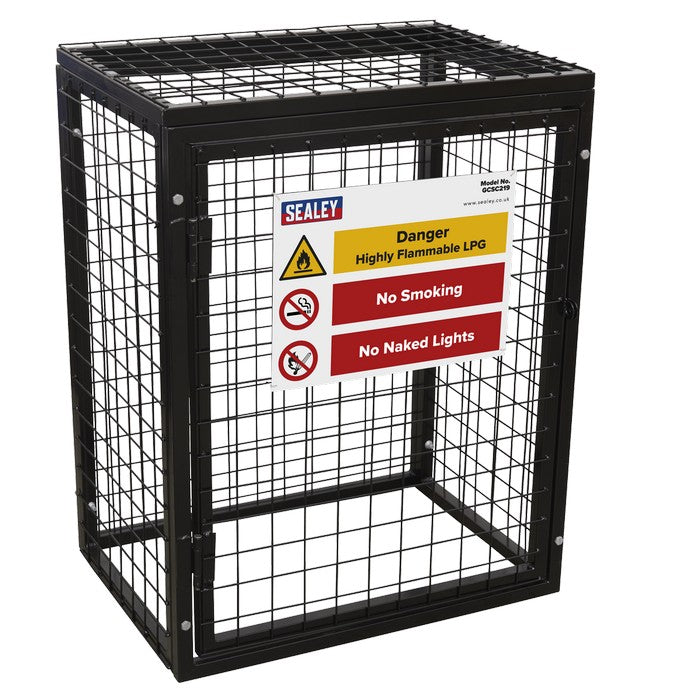 Safety Cage - 2 x 19kg Gas Cylinders