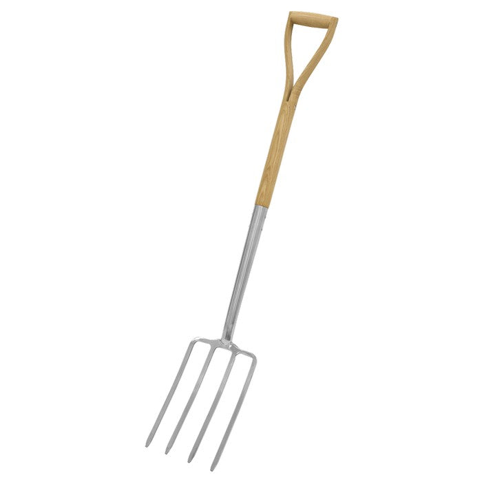 Digging Fork with Ash Handle & Stainless Steel Tines