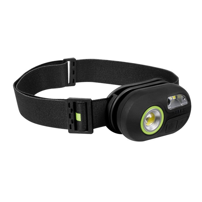 Rechargeable Head Torch with Auto-Sensor 3W COB & 1W SMD LED