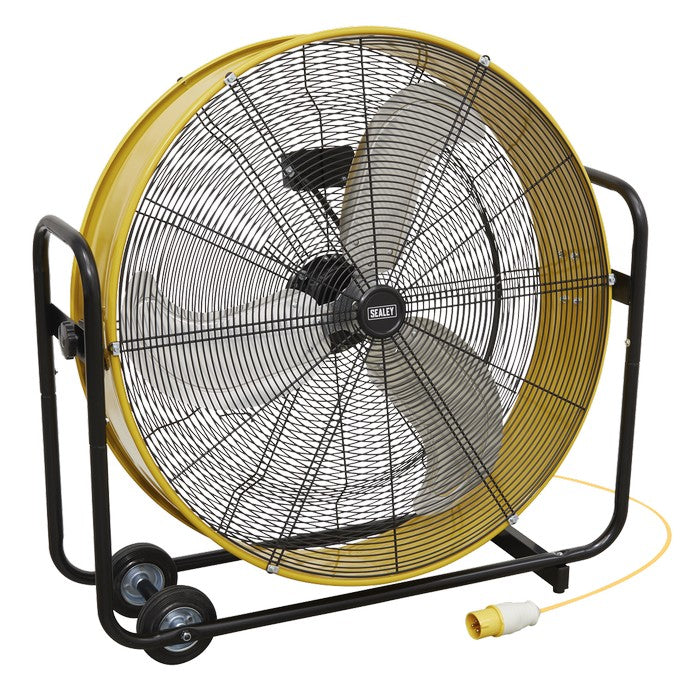30" Industrial High Velocity Drum Fan 110V