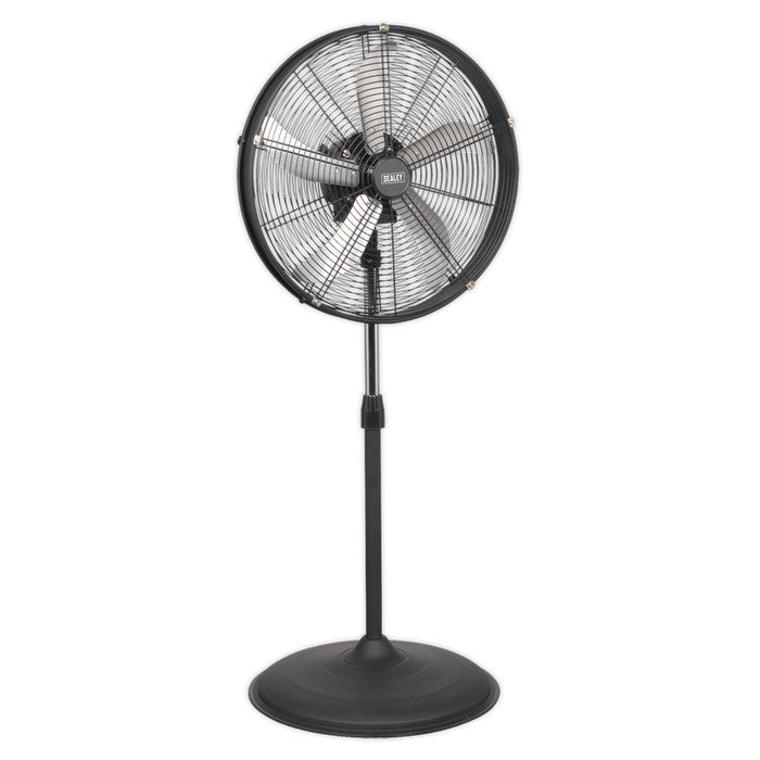 Industrial High Velocity Oscillating Pedestal Fan 20" 230V