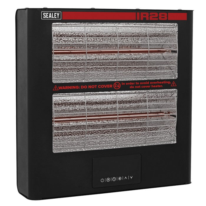 Infrared Quartz Heater - Wall Mounting 2.8kW/230V