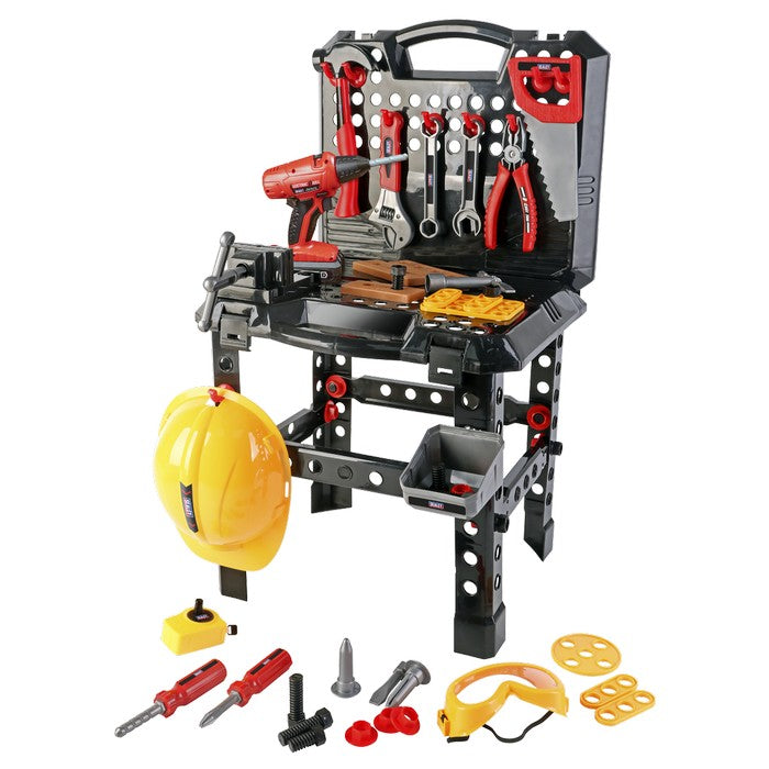 Junior Toy Tool Kit With Work Bench 90pc