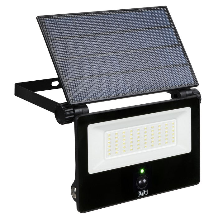 Extra-Slim Solar Floodlight with Wall Bracket 30W SMD LED