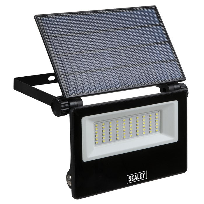 Extra-Slim Solar Floodlight with Wall Bracket 30W SMD LED