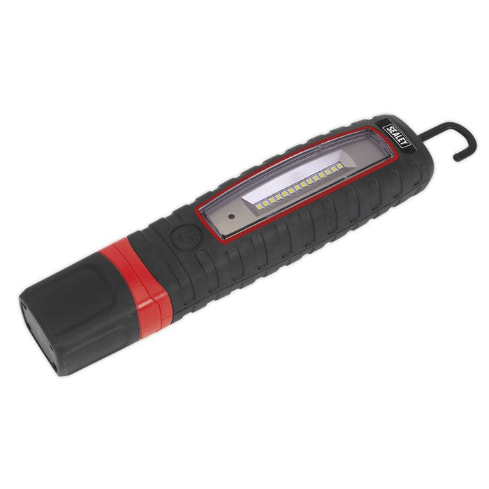 R/Charge 360° Insp Light 8W & 3W LED Black Li-ion