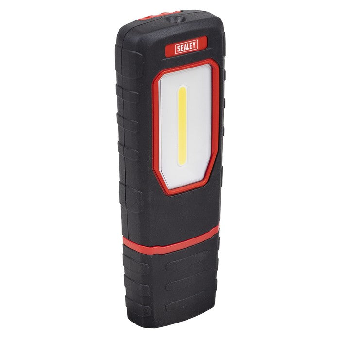 R/Charge 360° Insp Light 3W COB & 1W SMD LED Black Li-ion