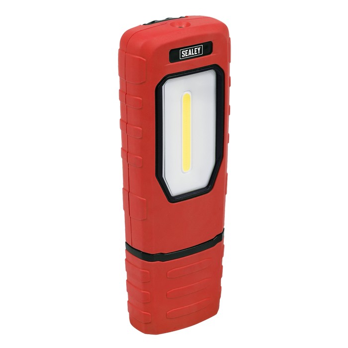 R/Charge 360° Insp Light 3W COB & 1W SMD LED Red Li-ion