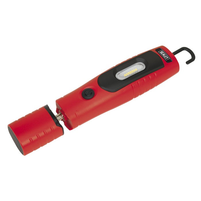 R/Charge 360° Insp Light 4W & 3W SMD LED Red Li-ion