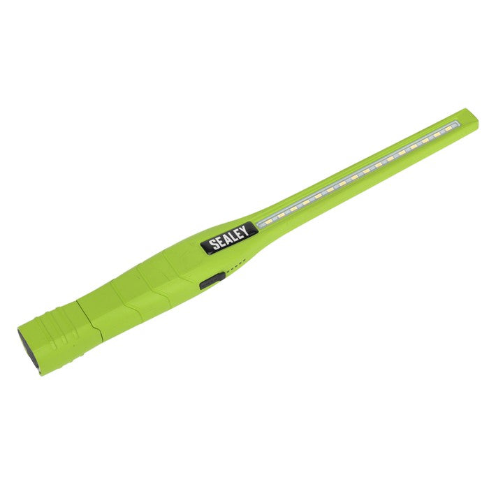 R/Charge 360° Insp Light 8W & 1W SMD LED Green Lithium-ion