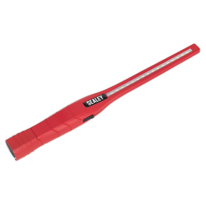 R/Charge 360° Insp Light 8W & 1W SMD LED Red Lithium-ion