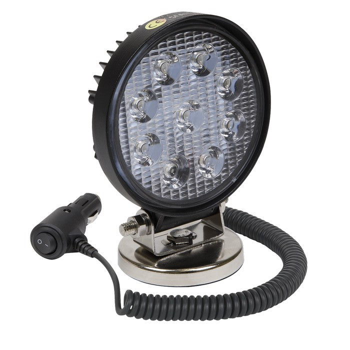 Round Worklight with Magnetic Base 27W LED
