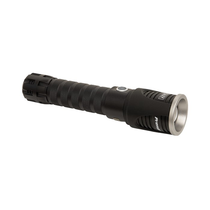 Aluminium Torch 10W SMD LED Adj. Focus Rechargeable