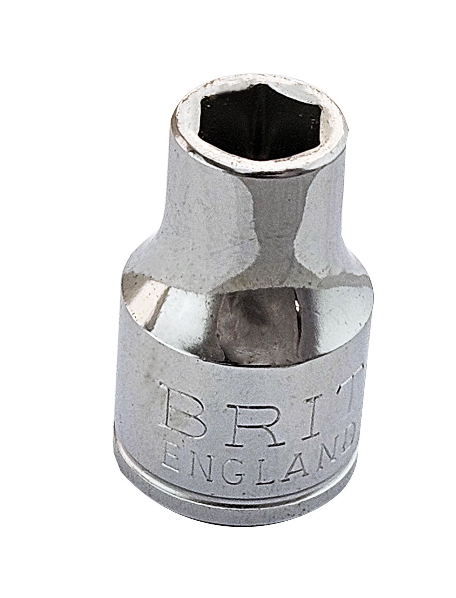 Britool England 1/2" SD Hexagon (6 Point) Metric Socket - LHM Range.