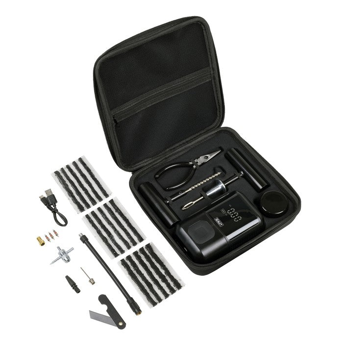 Temporary Puncture Repair Kit & Tyre Inflator