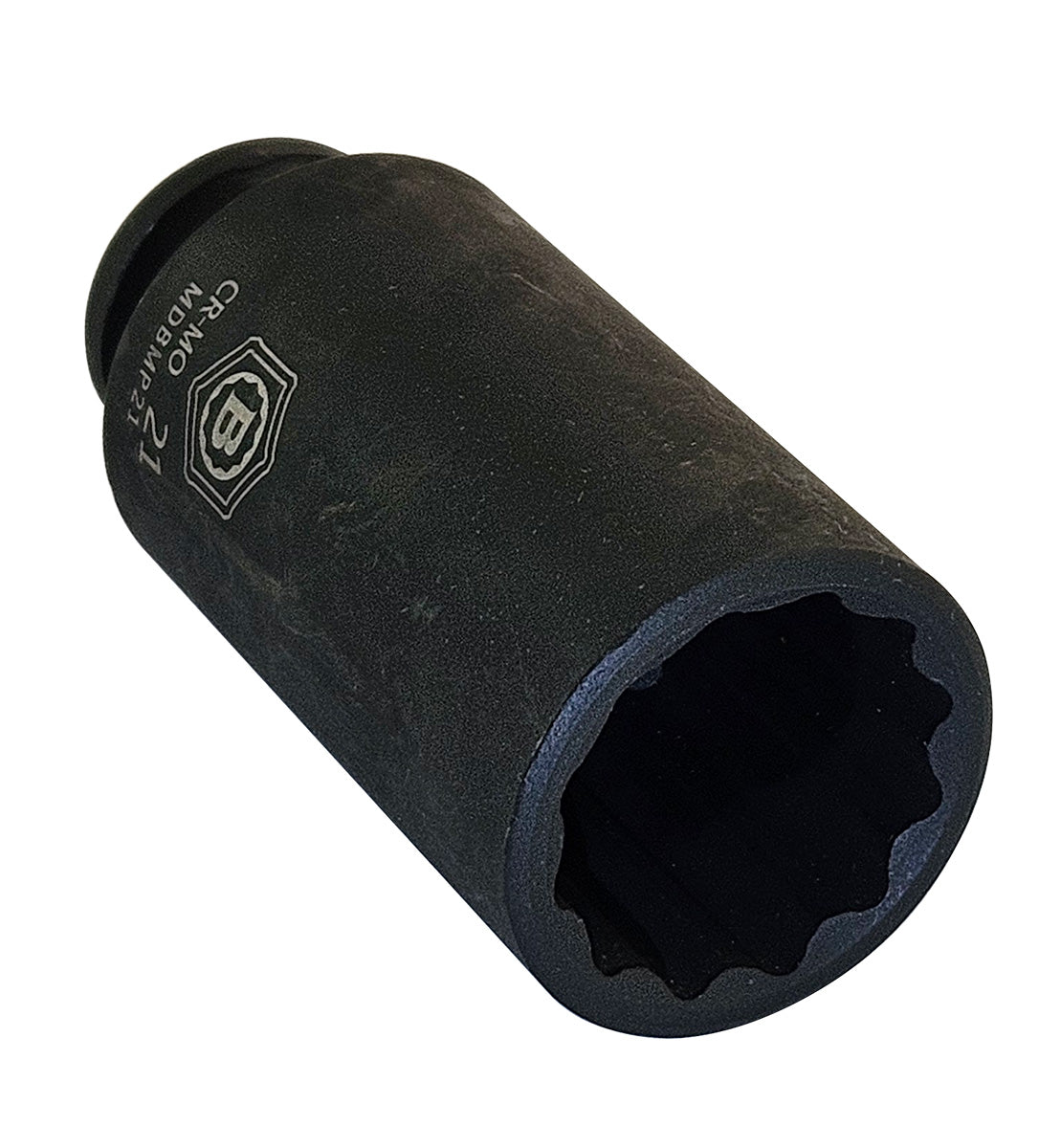 Britool Hallmark 19pc 3/8"Sd Deep 12 Point Black Impact Socket Set 6-24mm