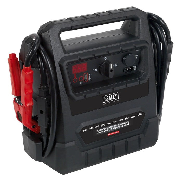 12/24V RoadStart® Emergency Jump Starter 4600 Peak Amps