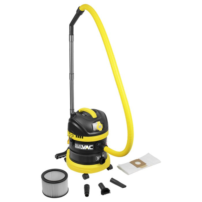 BuilderVac® Wet & Dry Vacuum Cleaner 15L Stainless Steel