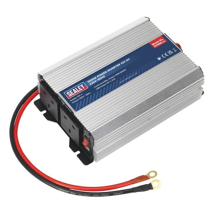 Power Inverter Modified Sine Wave 1000W 12V DC - 230V~50Hz