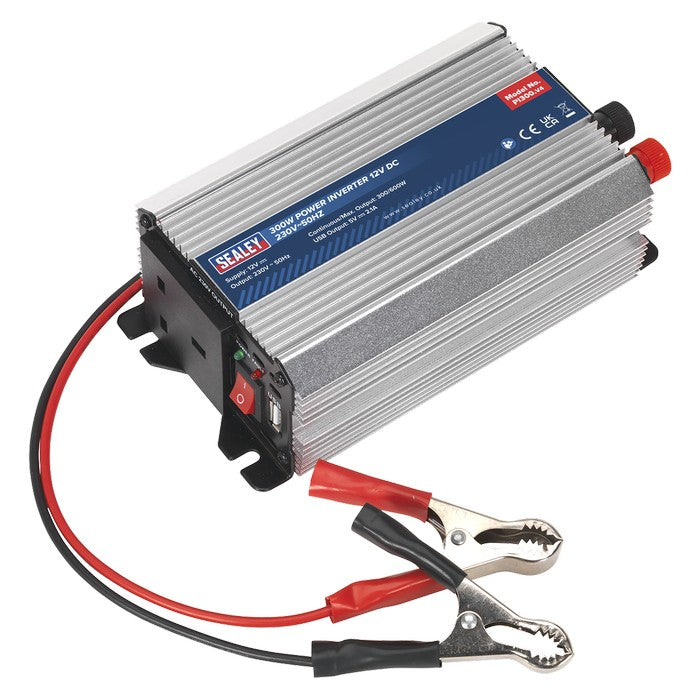 Power Inverter Modified Sine Wave 300W 12V DC - 230V~50Hz