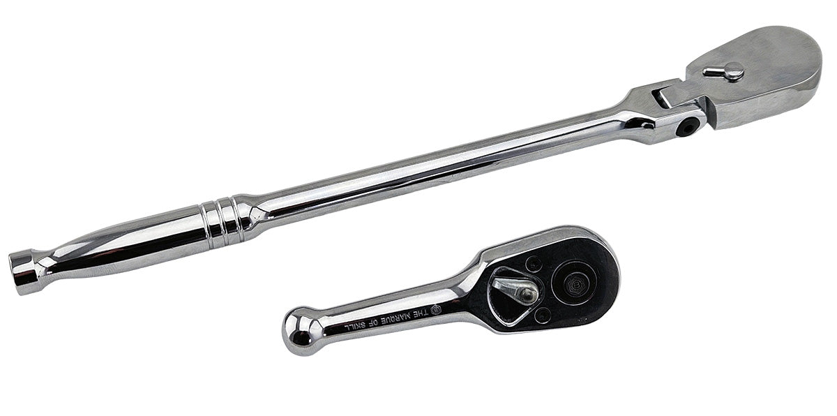 Britool Hallmark 3/8" Drive Ratchets - Flex-head & Stubby