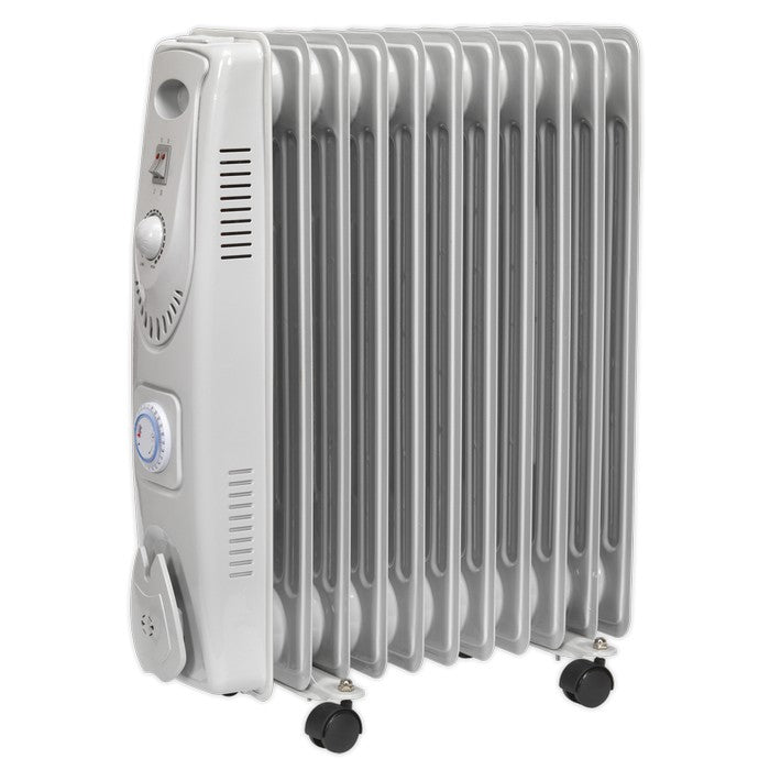 11-Element Oil Filled Radiator with Timer 2500W/230V