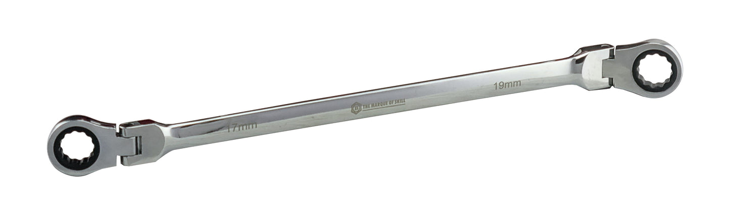 Extra Long Flexi Ratchet Spanner / Wrench Set Britool Hallmark