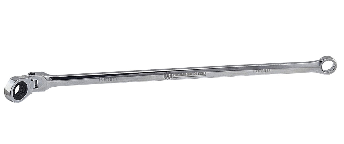 Britool Hallmark Extra Long Flexi Ratchet Ring Spanners from RRXLFSET12