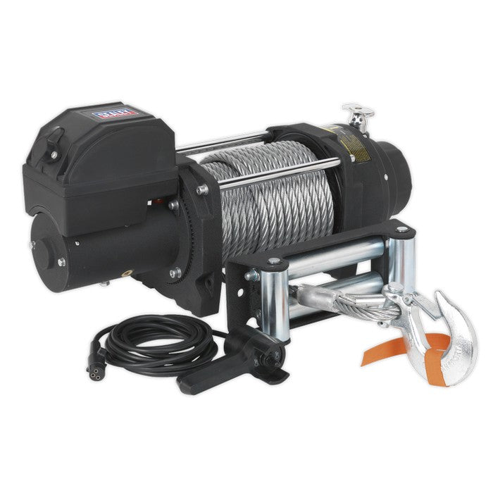 Premier Industrial Recovery Winch 8180kg (18000lb) Line Pull 12V