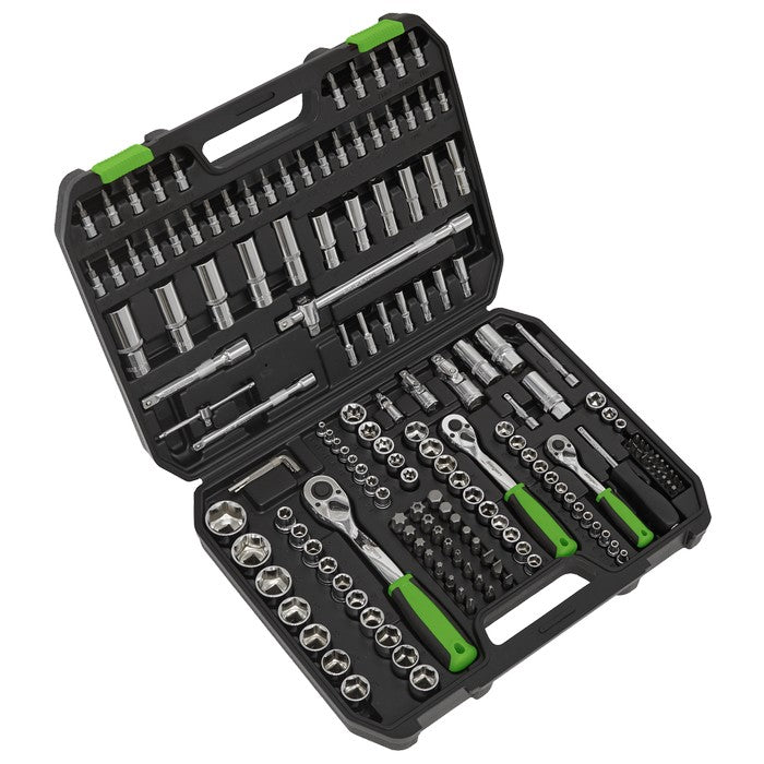 Socket Set 171pc 1/4", 3/8" & 1/2"Sq Drive WallDrive Metric