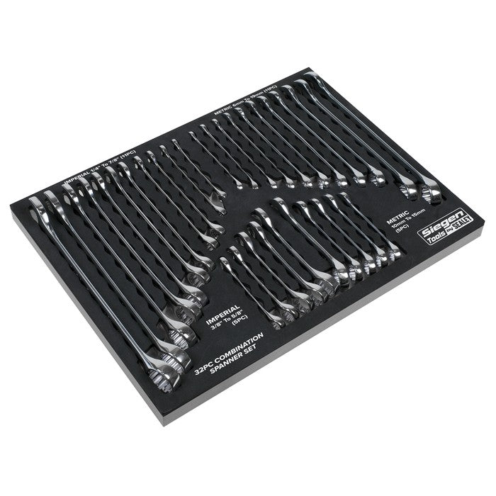 Combination Spanner Set 32pc - MM/AF